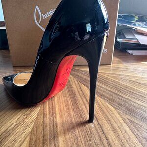 SOLD!!  So Kate 120 Classic Black Patent Christian Louboutin Heels